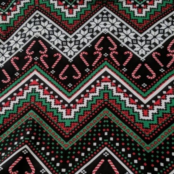 Harlow & Rose Candy Cane Christmas dress Sz XL NWOT Super Soft - Picture 2 of 6